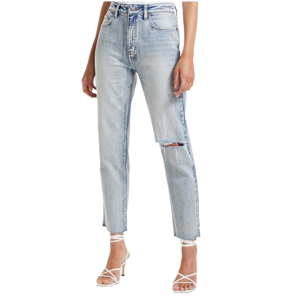 Free People x Ksubi Nine O Heavenz Sliced Jeans in Denim Blue